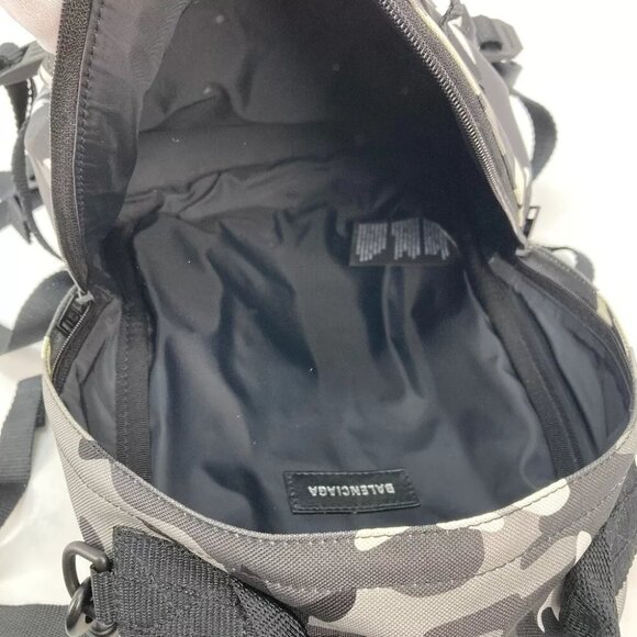 BALENCIAGA 6440312 Camouflage Army Backpack Shoulder Bag 2WAY Backpack - Picture 4 of 14